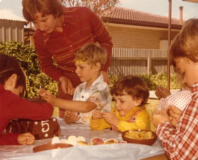 Paul Hamon’s 5th birthday cake, Pooraka, November 1977