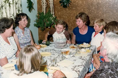 Paul Hamon 9th birthday cake, Pooraka, November 1981