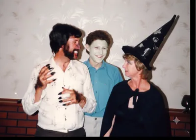 Halloween fancy-dress ballroom dancing party, October 1988