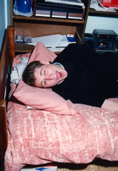 Paul Hamon after his first time drunk, Pooraka, c. March 1991